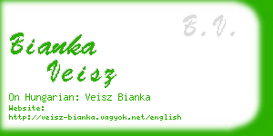 bianka veisz business card